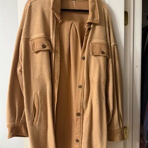 Free People Tan Jacket